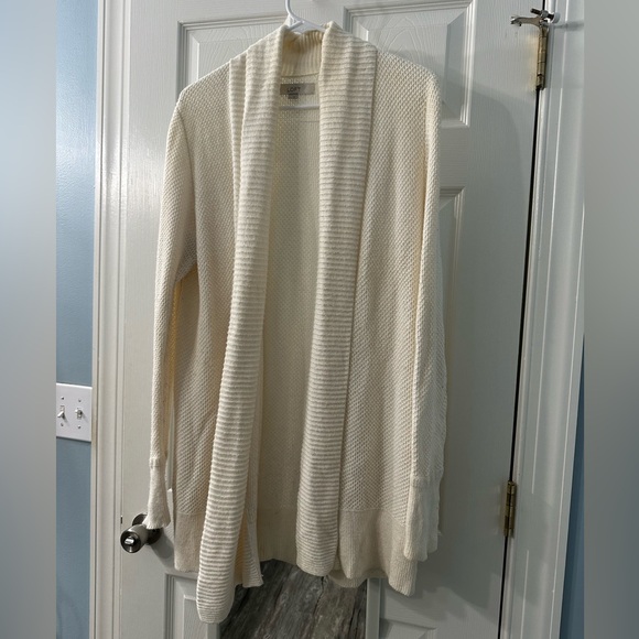 LOFT Long Open Cardigan size Large - Picture 1 of 3